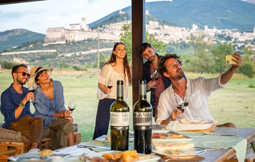 Pic nic nel Vigneto di Assisi con degustazione guidata di vino